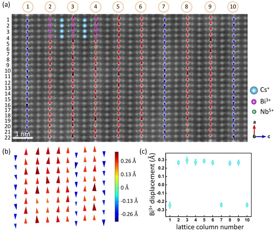 Research image comparing microscopy versus theory