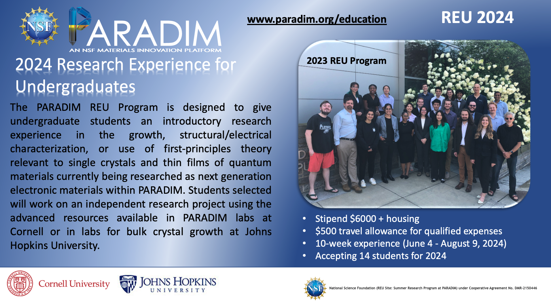 2024 REU flier